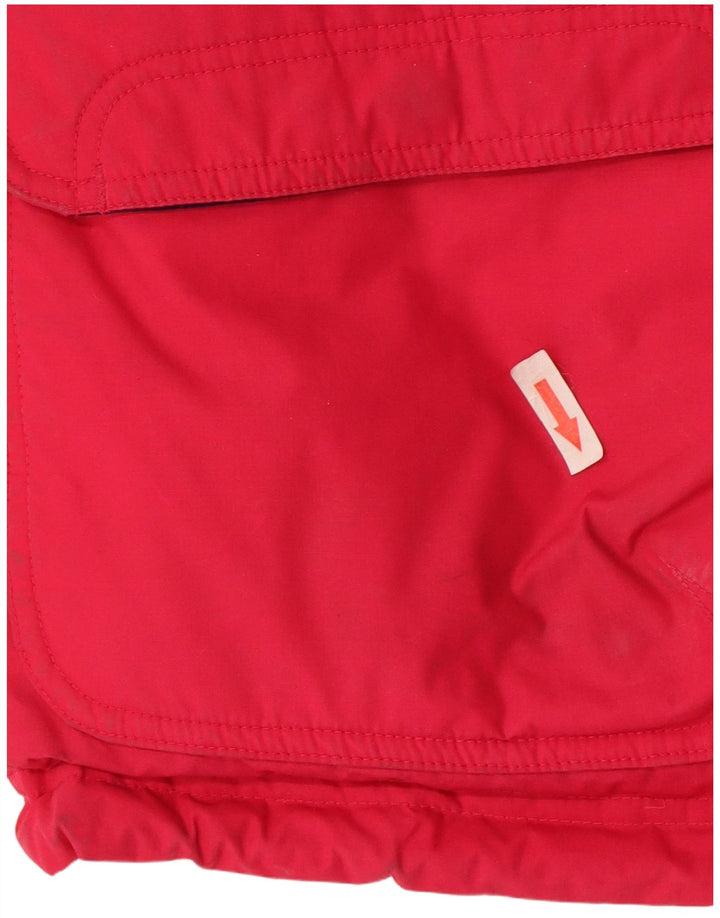 Jachetă căptușită Diadora pentru bărbați, cu ajustare largă, UK 36, roșu, poliester color bloc
