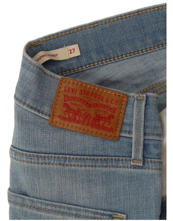 Blugi skinny modelați Levi's W27 L29 Albastru