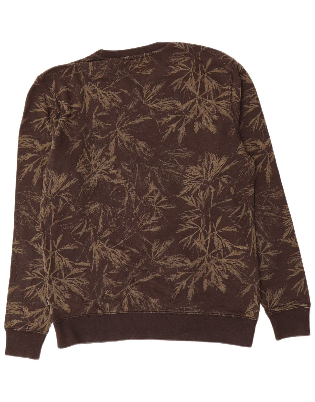 Hanorac grafic pentru bărbați Vans Jumper mic maro din bumbac floral