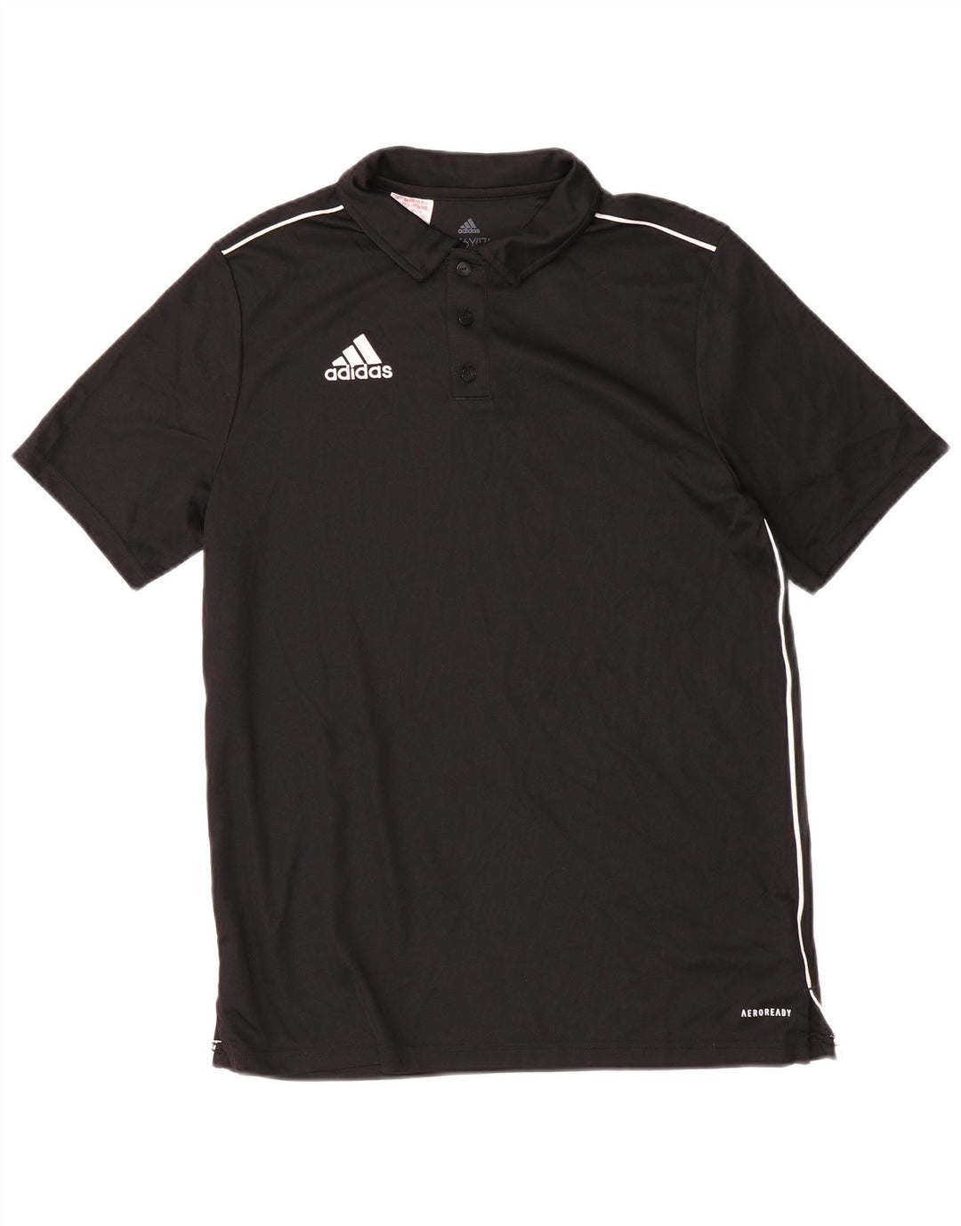 Tricou polo ADIDAS Aeroready pentru baieti 15-16 ani poliester negru