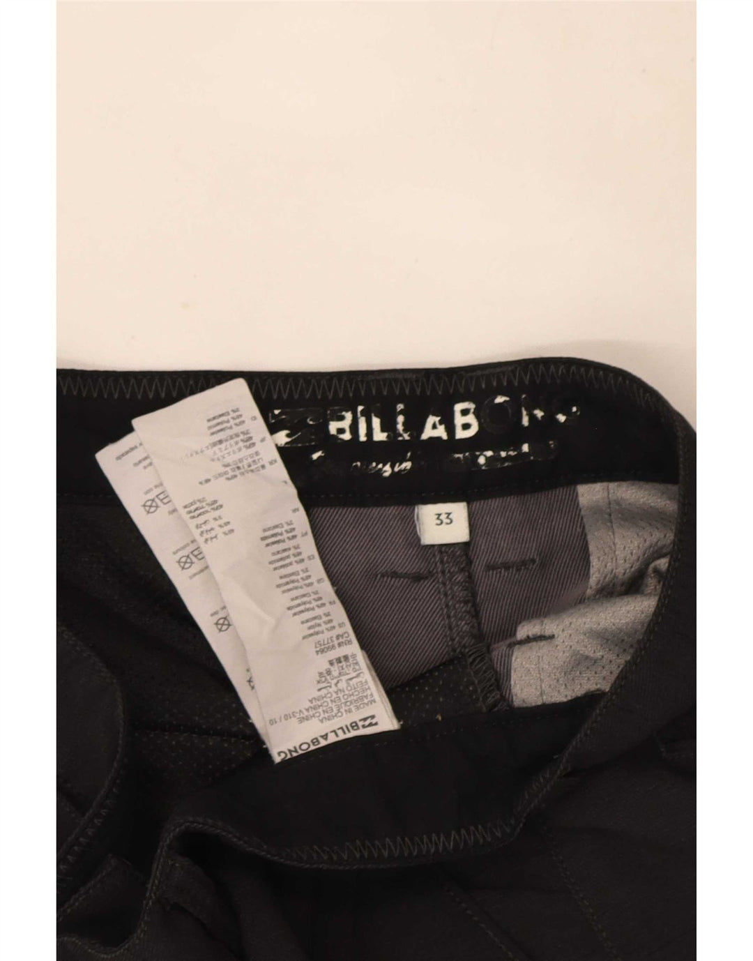 Pantaloni scurți chino pentru bărbați Billabong W33 Poliester negru mare