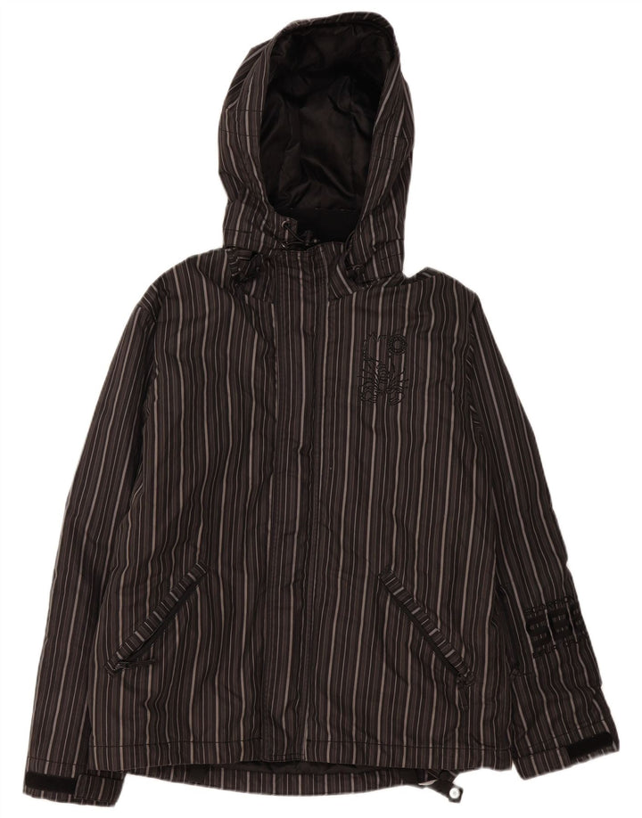 Jachetă Windbreaker cu grafică pentru bărbați Scorpion Bay UK 10, gri mic, cu dungi