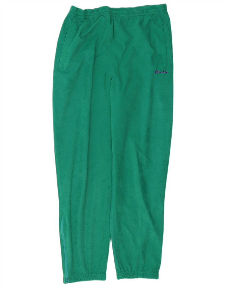 Pantaloni de trening din velur pentru bărbați Lotto Pantaloni de jogging XL Poliamidă verde