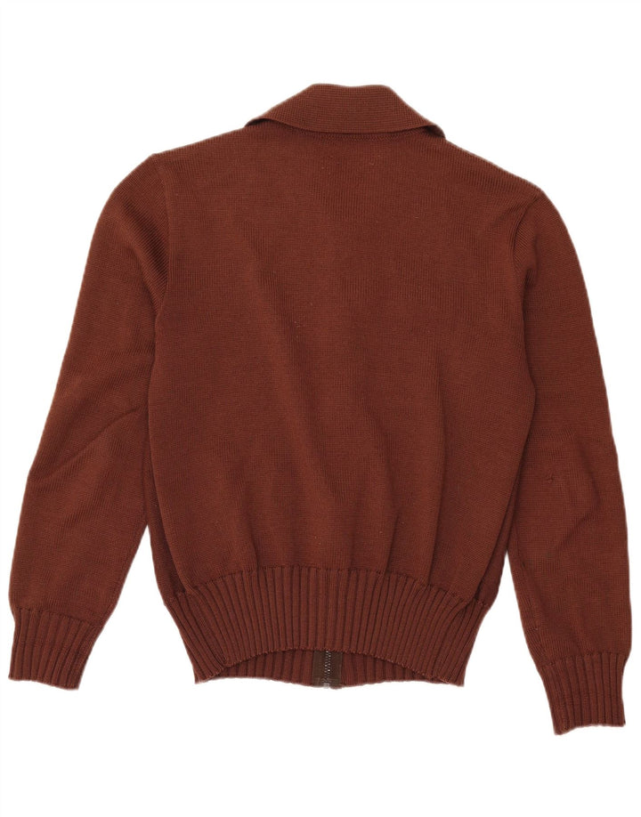 Pulover cardigan pentru femei Rainbow IT 48 XL Lână maro