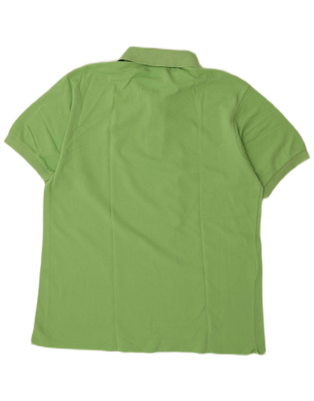 Tricou polo Lacoste pentru bărbați, mărimea 4, bumbac verde mediu