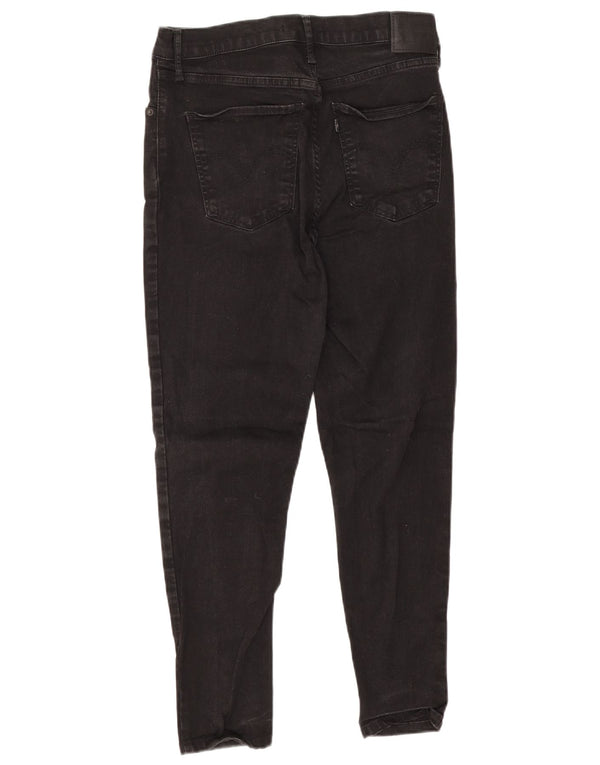 Blugi super skinny pentru femei Mile High Crop Levi's W32 L25 bumbac negru