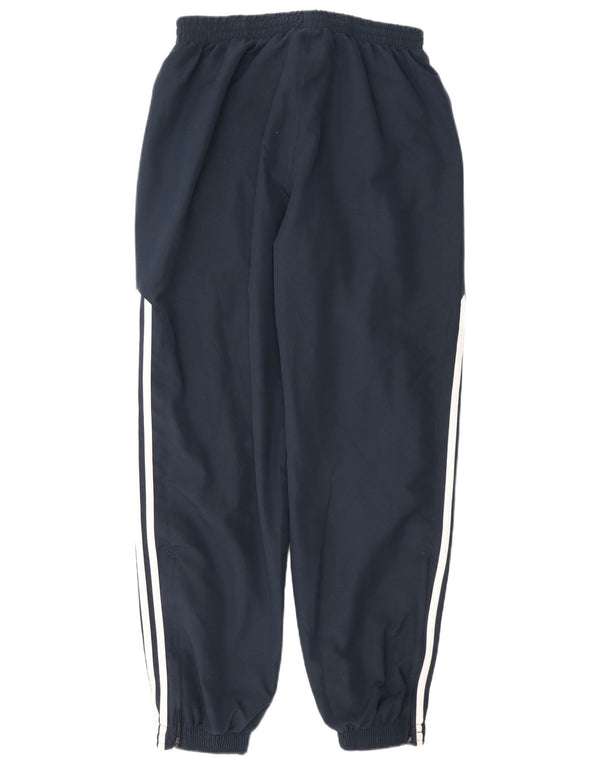 Adidas Mens Tracksuit Trousers Joggers Medium Navy Blue Polyester