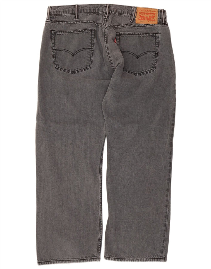 Blugi drepti pentru bărbați Levi's 514 W38 L30 bumbac gri
