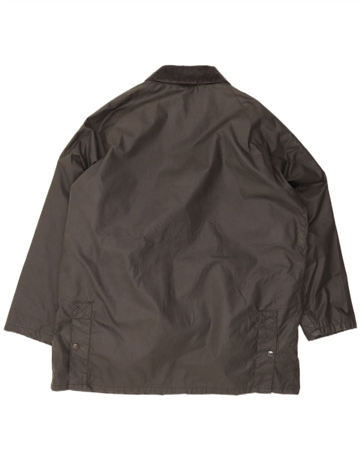 Jachetă pentru bărbați din bumbac ceruit Old England UK 42 XL poliester gri