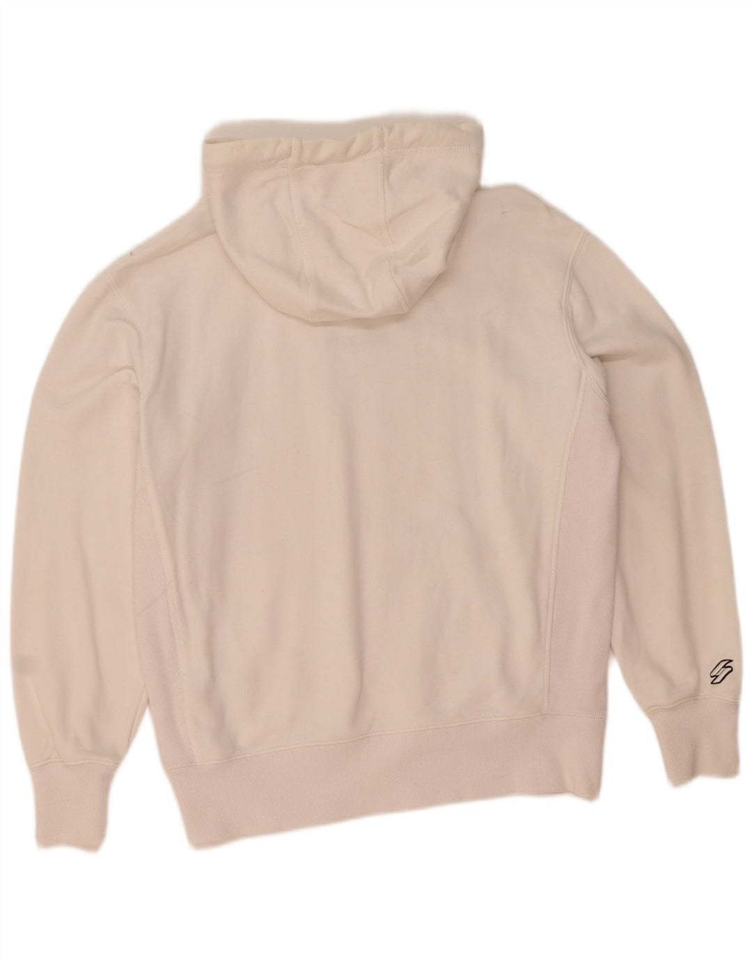 Pulover Superdry pentru bărbați, bumbac alb mediu