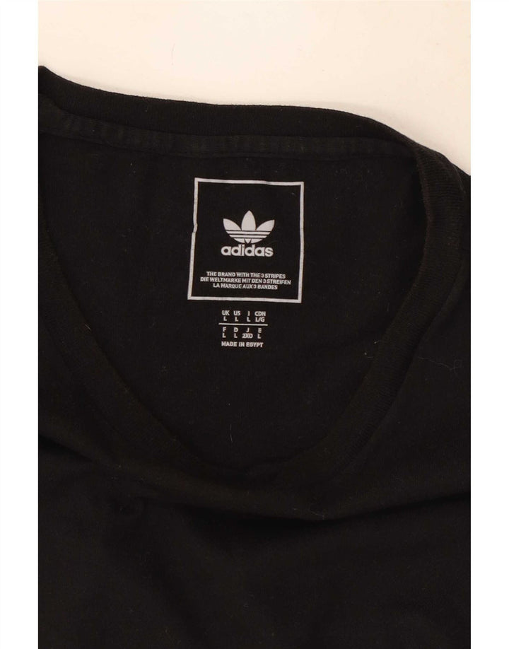 Tricou pentru bărbați Adidas Top Large Negru