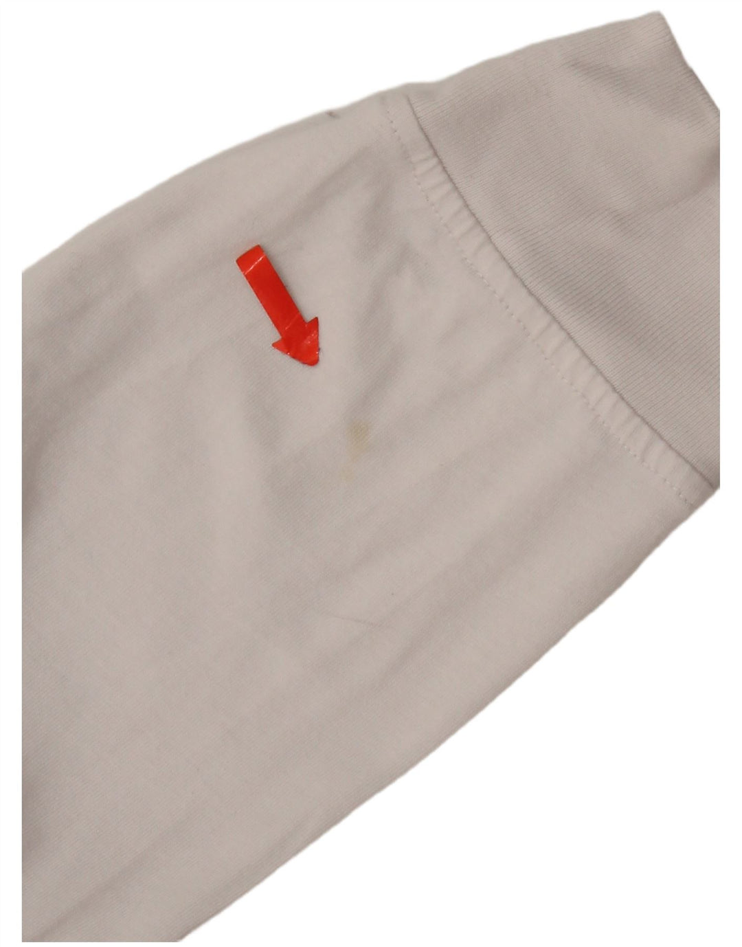 Top grafic Converse pentru bărbați cu mânecă lungă din bumbac alb mediu