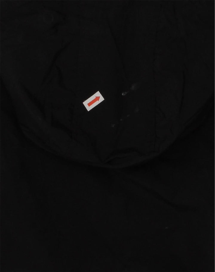 LYLE & SCOTT Boys Hooded Bomber Jacket 10-11 Years Black Cotton | Vintage Lyle & Scott | Thrift | Second-Hand Lyle & Scott | Used Clothing | Messina Hembry 