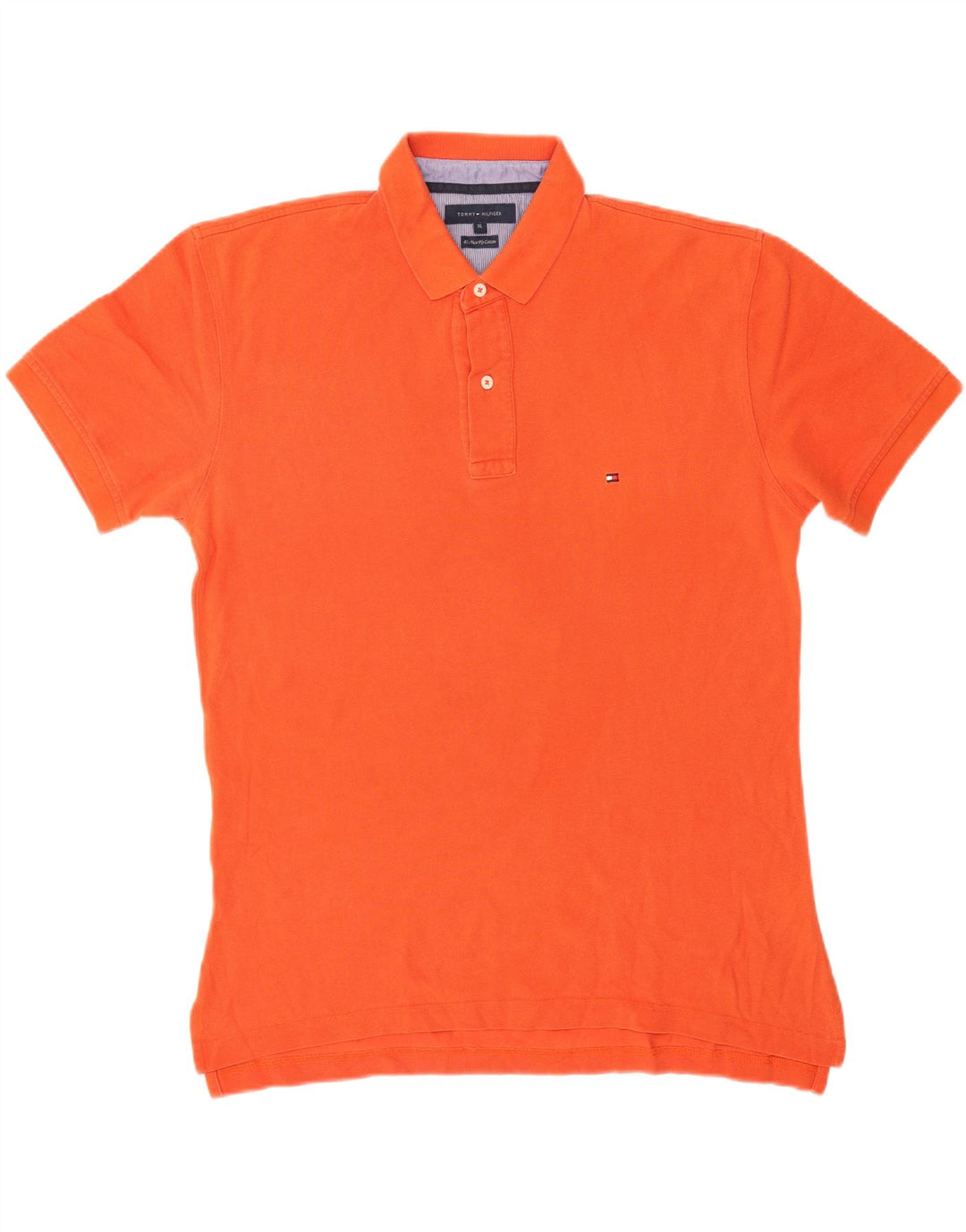Tricou polo Tommy Hilfiger pentru bărbați XL bumbac portocaliu