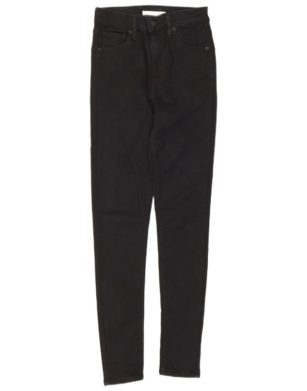 Blugi super skinny pentru femei Mile High Levi's W26 L30 bumbac negru