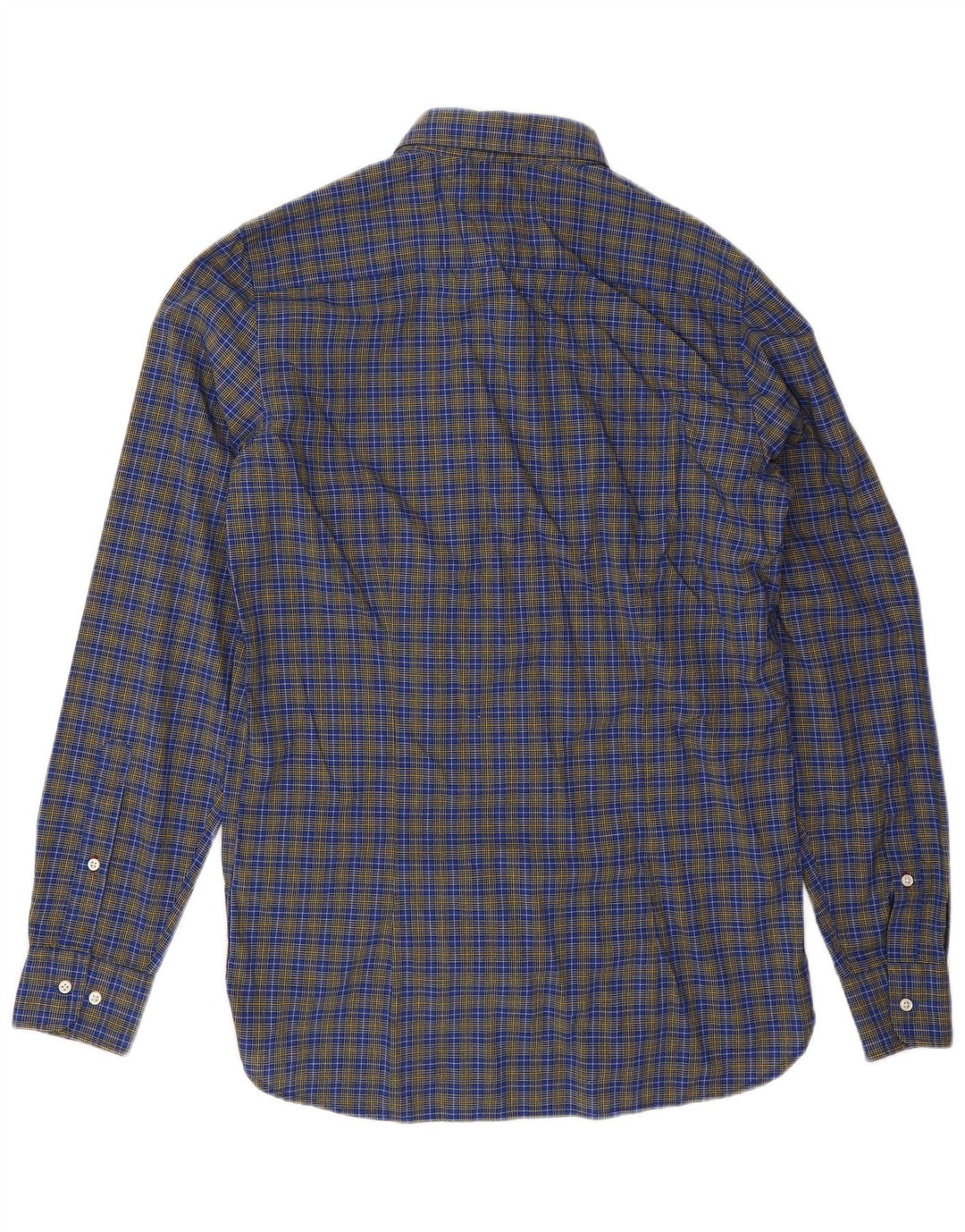 Cămașă pentru bărbați Tommy Hilfiger Slim Fit, bumbac cu carouri albastru mediu