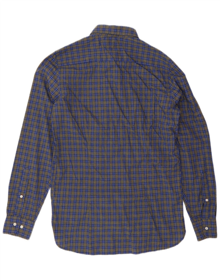 Cămașă pentru bărbați Tommy Hilfiger Slim Fit, bumbac cu carouri albastru mediu