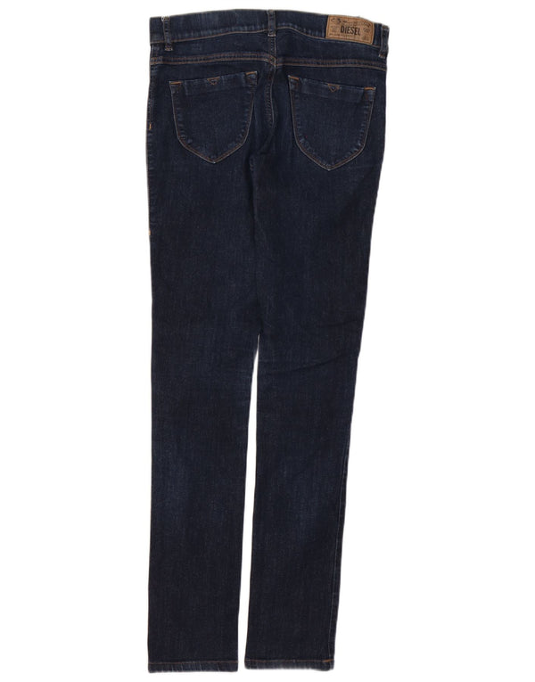 Jeans jegging super subțiri Livier pentru femei Diesel cu talie joasă W28 L31 bleumarin