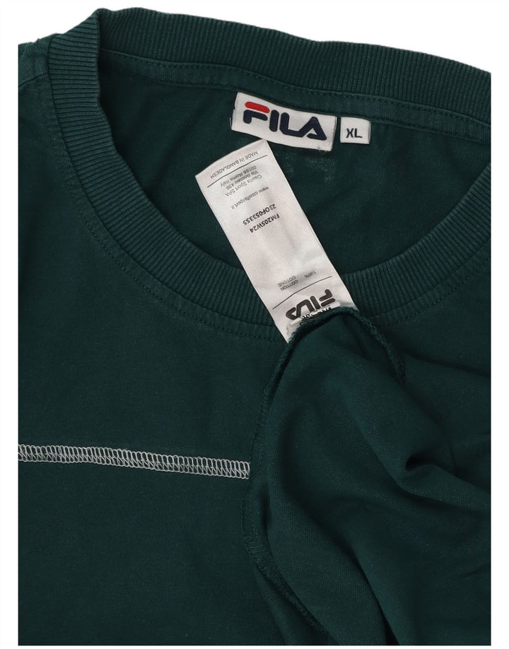 Tricou Bărbați Fila Top XL Bumbac Verde