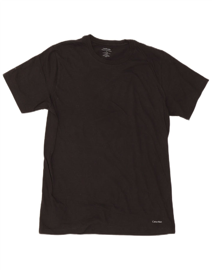 Tricou Calvin Klein pentru bărbați Top mediu negru bumbac