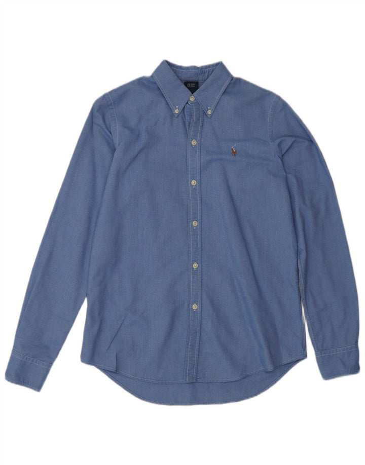 Cămașă pentru femei Ralph Lauren Slim Fit US 6 Medium Blue Bumbac