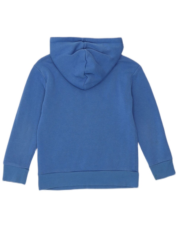 Pulover Puma pentru băieți cu glugă grafică 5-6 ani XS bumbac albastru