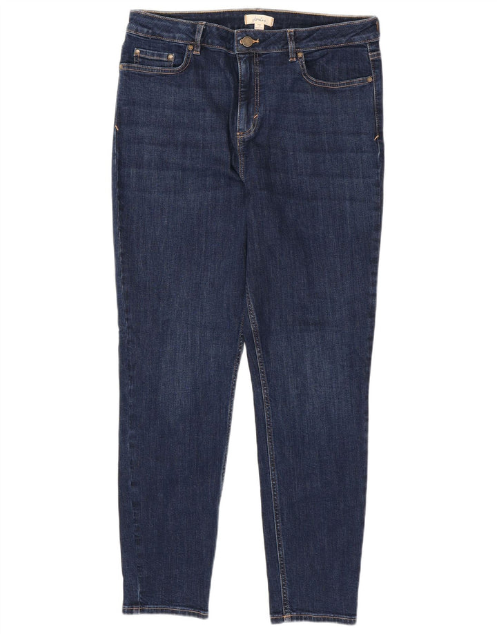 Jeans skinny pentru femei JOULES UK 14 Large W32 L28 Bumbac bleumarin