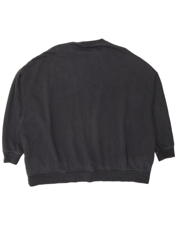 Pulover supradimensionat pentru femei Nike UK 18 XL bumbac negru