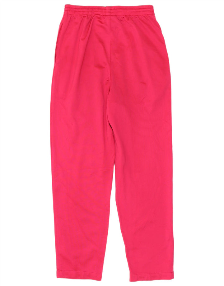Pantaloni de trening Lotto pentru femei UK 8, poliester roz mic