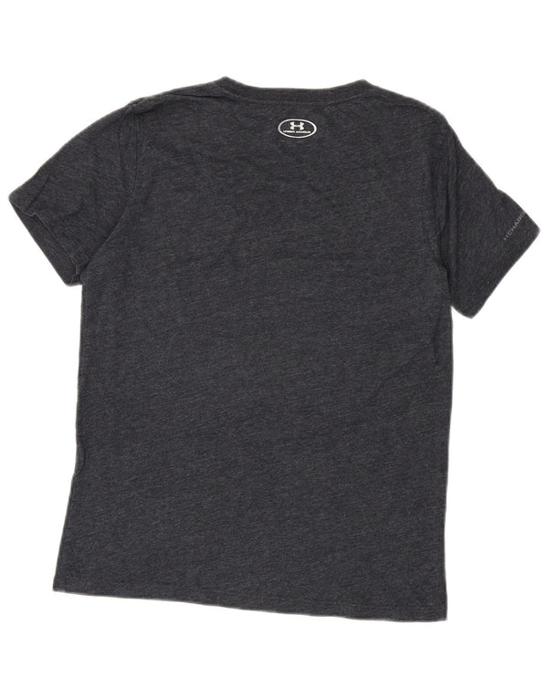 Tricou grafic Under Armour pentru femei Heat Gear Top UK 10 Small Gri