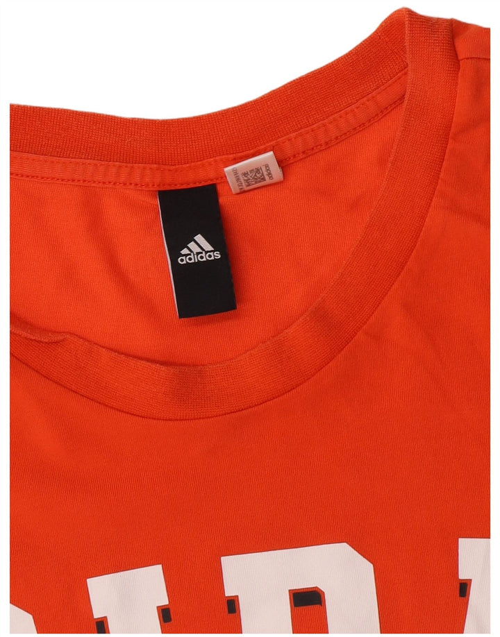 Tricou grafic pentru bărbați Adidas Top 2XL Portocaliu