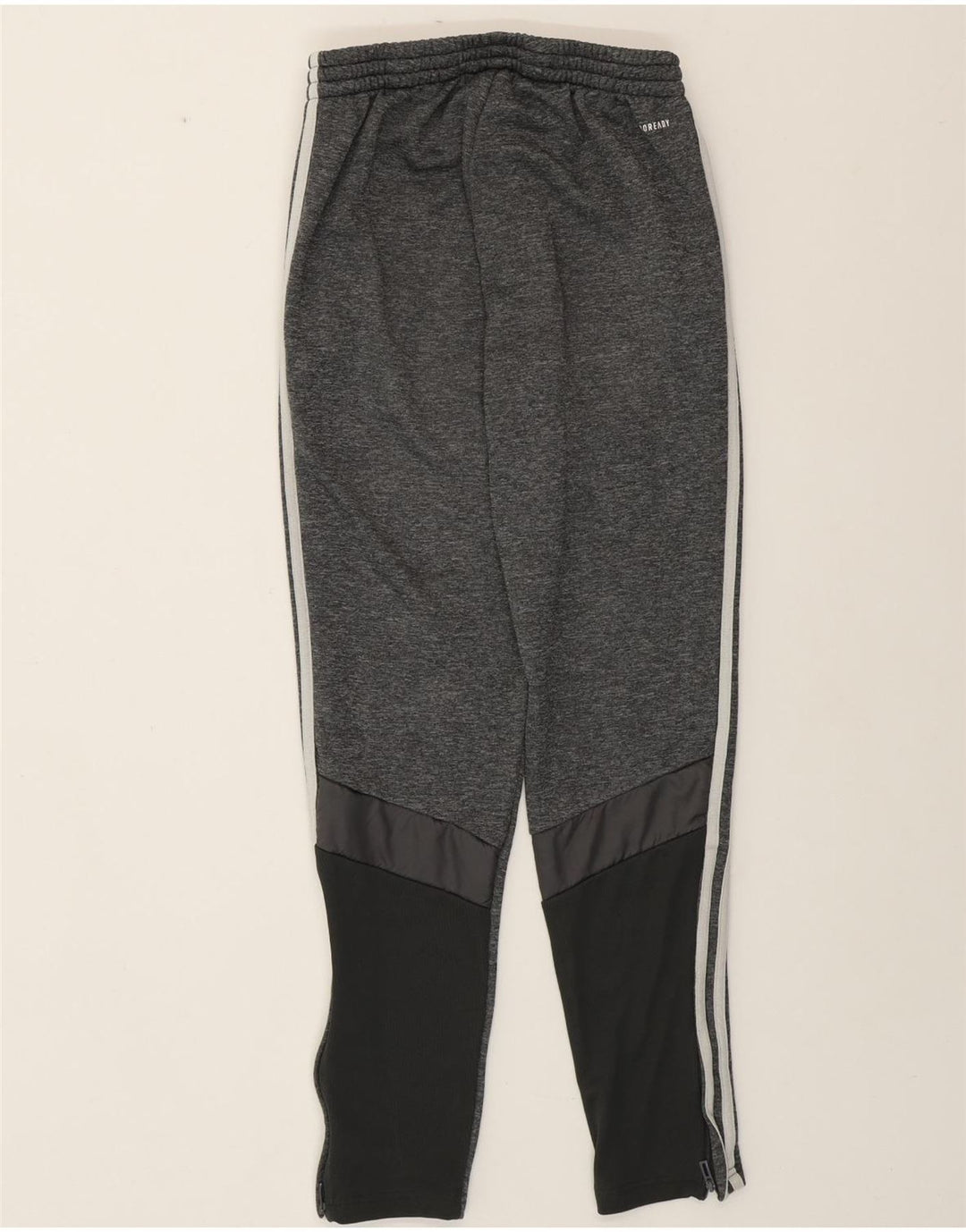 Pantaloni de trening ADIDAS Aeroready pentru femei UK 8, mici, gri Colorblock
