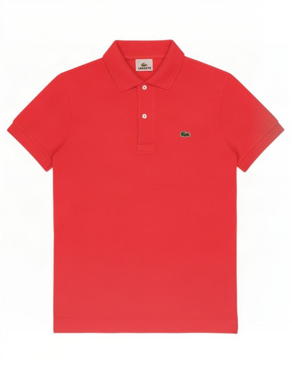 Tricou polo pentru bărbați Lacoste Mărimea 2 XS Bumbac roz