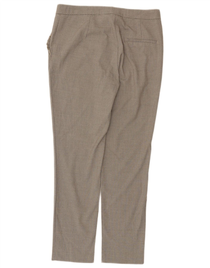Pantaloni chino slim pentru femei Zara Mediu L28 L28 Gri poliester picior de poule