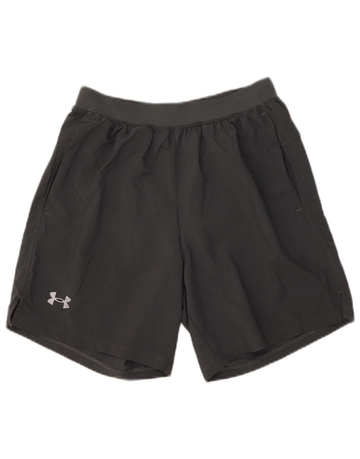 Pantaloni scurti sport Under Armour pentru femei UK 12 Medium Gri Poliester