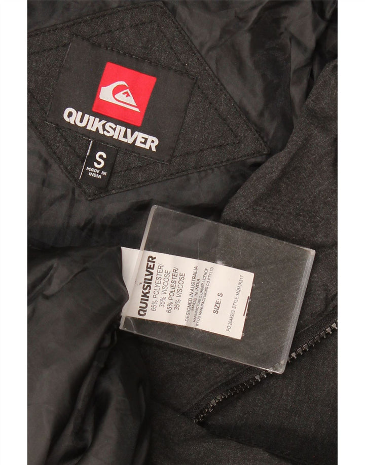 Jachetă militară QUIKSILVER pentru bărbați UK 36 Poliester gri mic