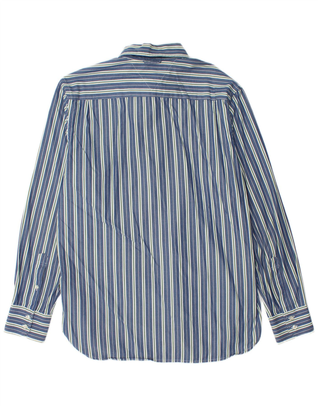 Cămașă Tommy Hilfiger pentru bărbați, bumbac cu dungi albastre medii