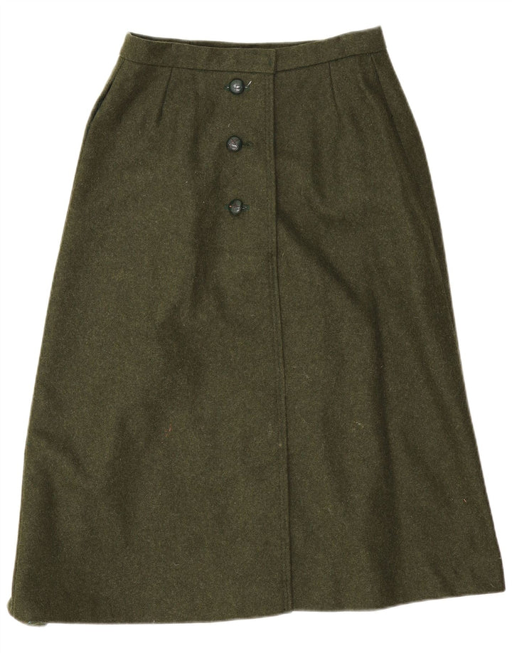 Fusta A-Line pentru femei Vintage W26 Small Khaki