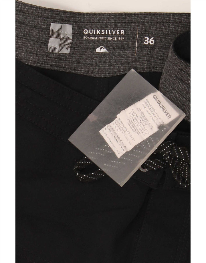 Pantaloni scurți de înot Quiksilver pentru bărbați, mari, negru, poliester