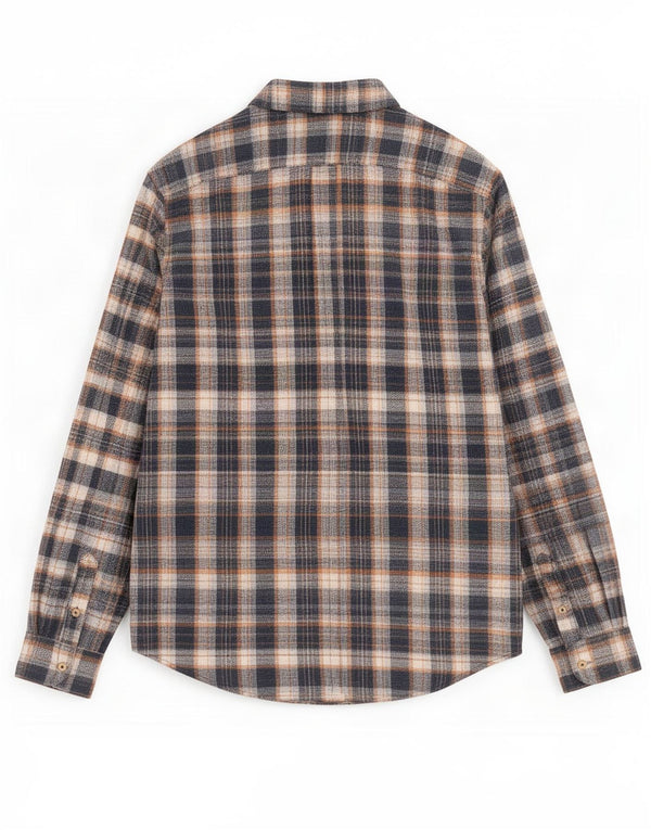 Cămașă de flanel pentru bărbați Ben Sherman, cu carouri mari, albastre