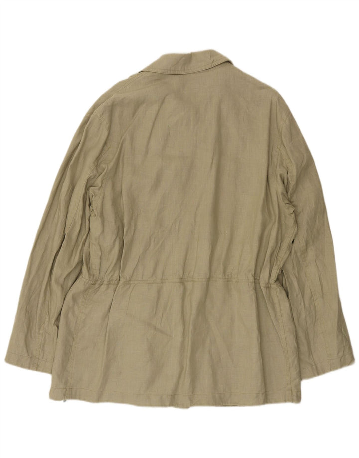 Jachetă Adhoc pentru bărbați UK 38 Medium Khaki Linen Army