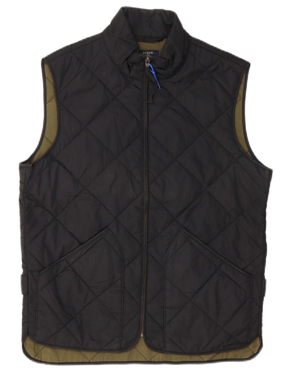 J. CREW Gilet matlasat pentru bărbați UK 36 Poliester negru mic