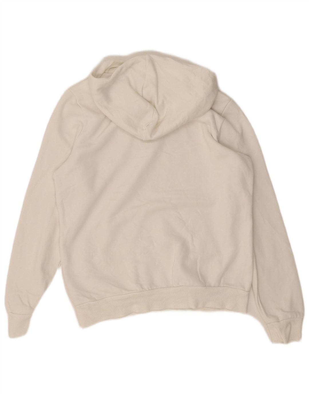 Pulover pentru femei Puma Graphic Hoodie UK14 Medium White Bumbac