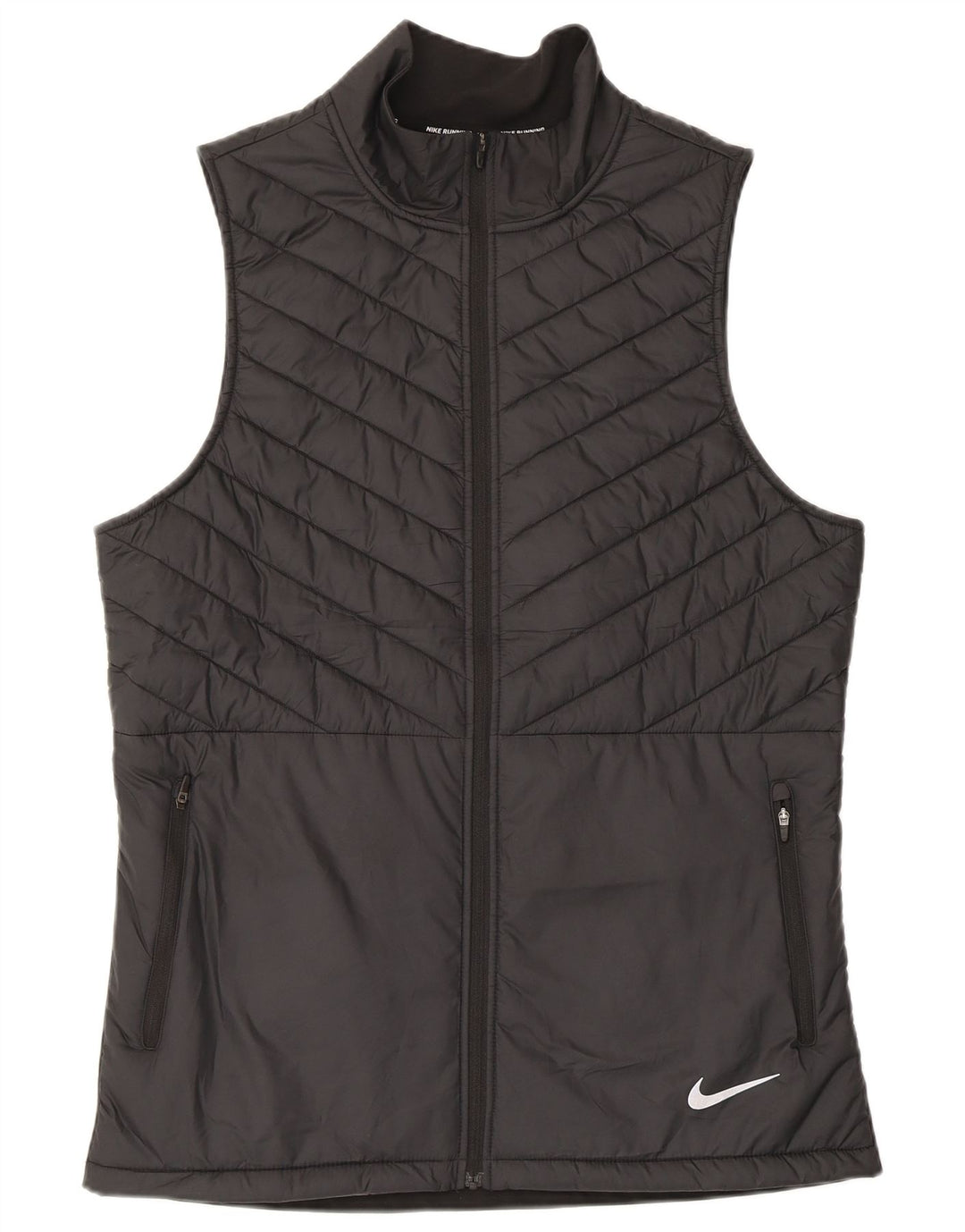 Gilet căptușit pentru bărbați Nike UK 38 Medium Black Poliester