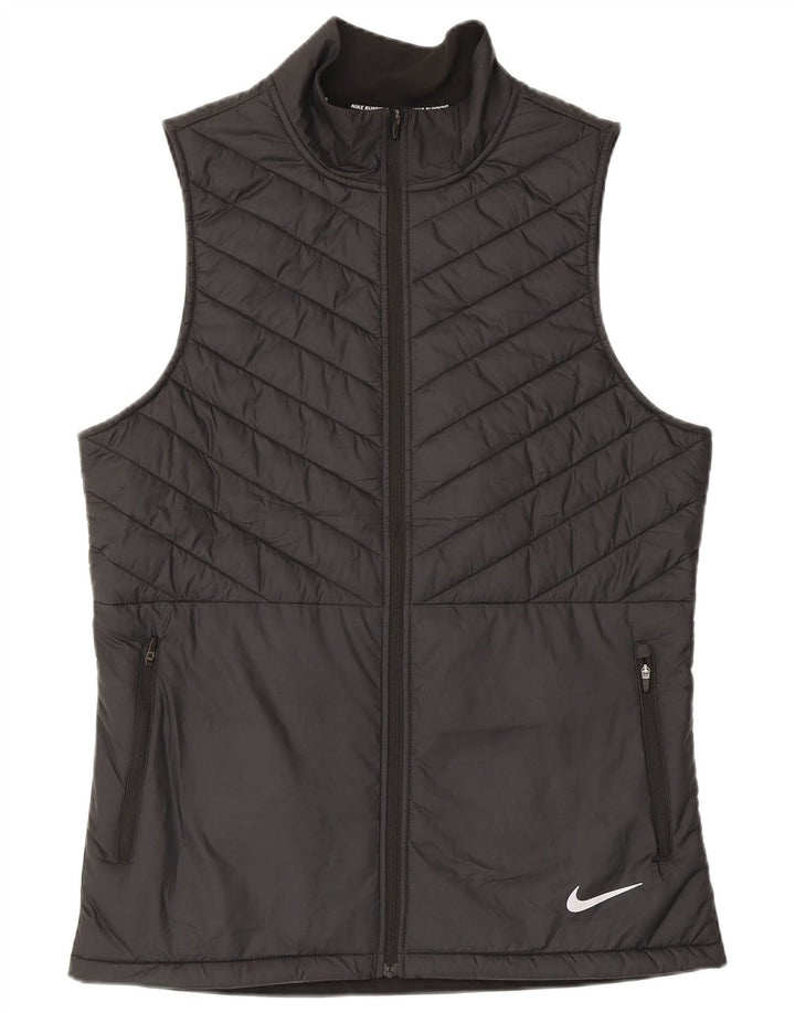 Gilet căptușit pentru bărbați Nike UK 38 Medium Black Poliester