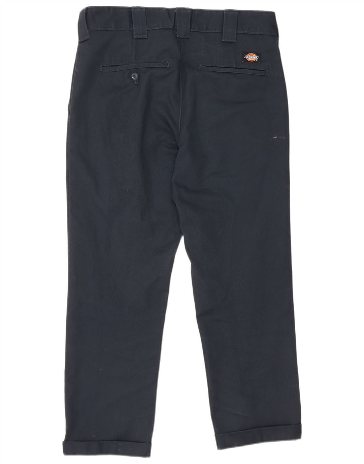 DICKIES Pantaloni chino slim pentru bărbați L30 L26 poliester bleumarin