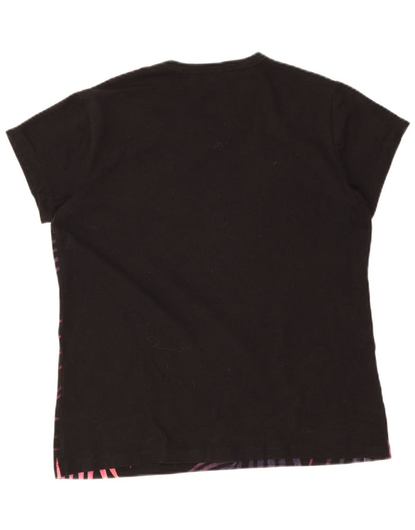 Tricou grafic Koala Bay pentru femei Top UK 14 mare, negru, bumbac, Hawaiian