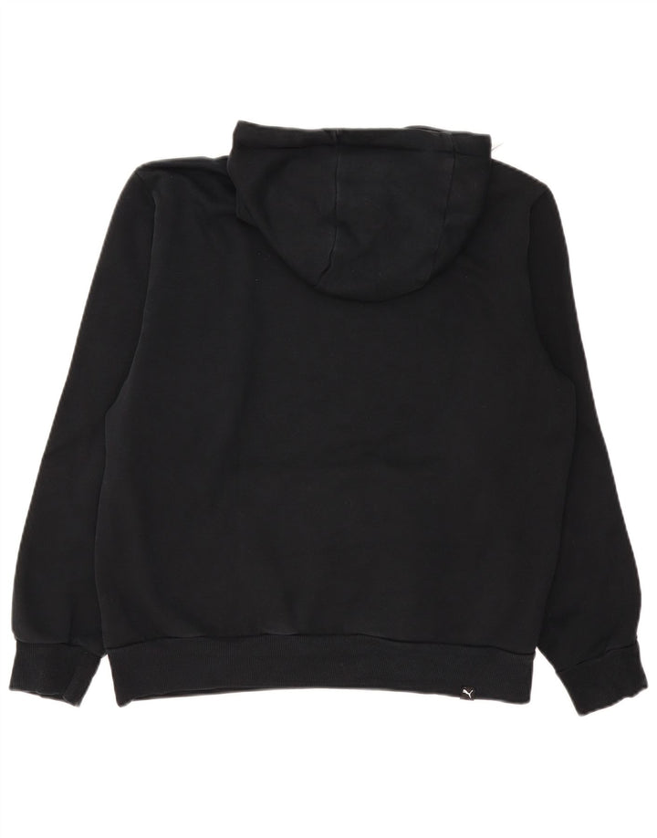 Pulover pentru bărbați Puma Graphic Hoodie, bumbac mediu negru