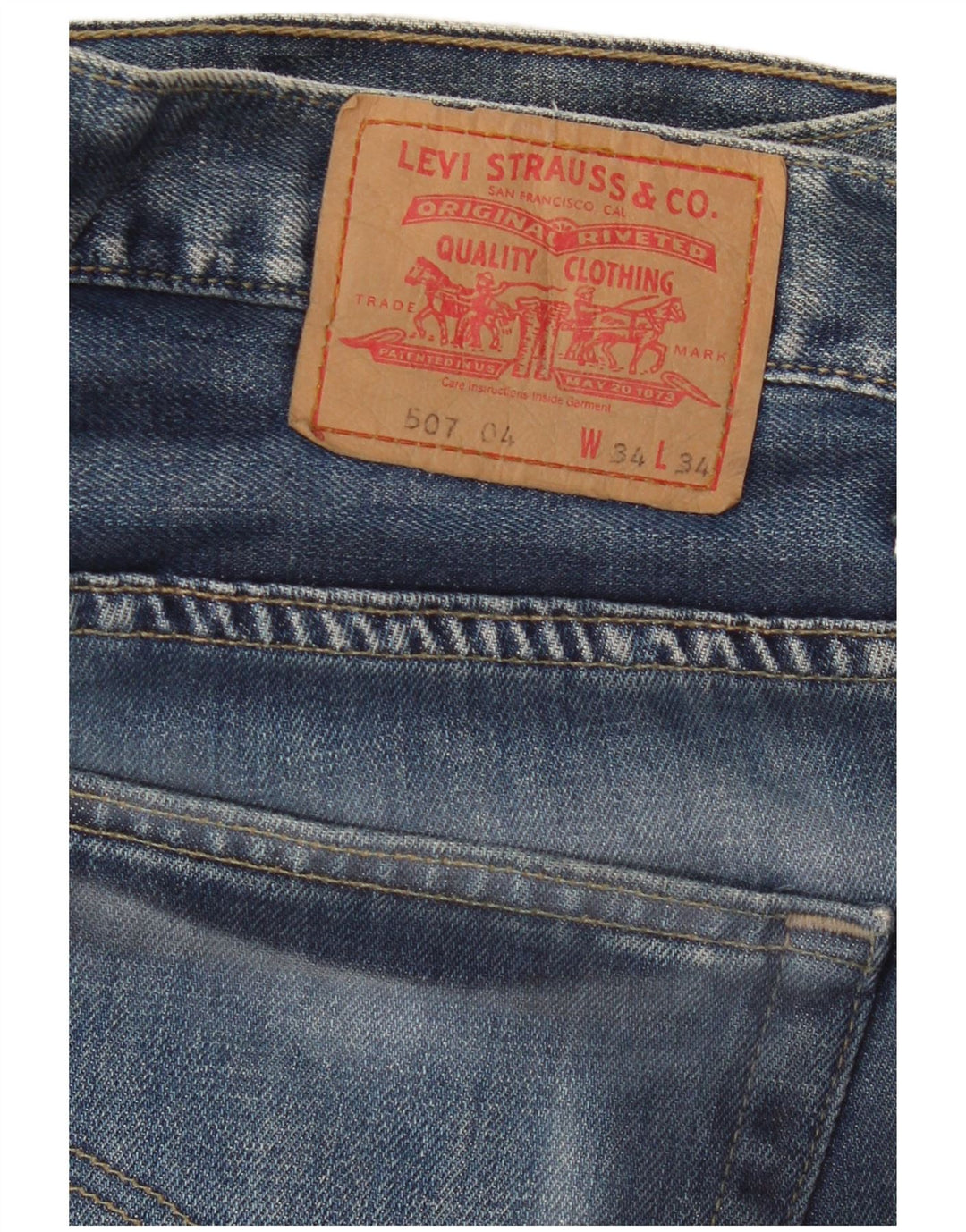 Blugi Levi's 507 Bootcut W34 L34 Albastru