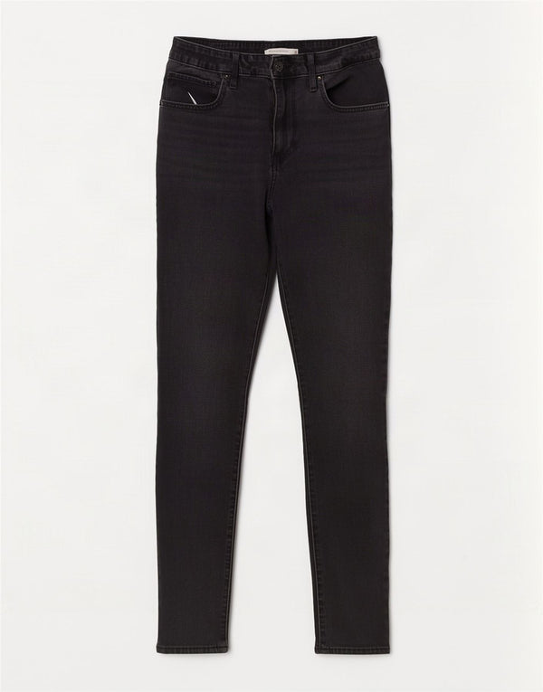 Levi's Womens 721 High Rise Skinny Jeans W30 L30 Grey Cotton
